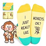 HAPPYPOP Funny Monkey Gifts for Men Women, Monkey
