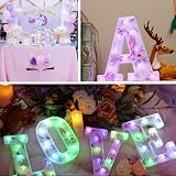 Vimlits Unicorn LED Light Up Letters 18 Color RGB Remote Wall Table Decor A view 4