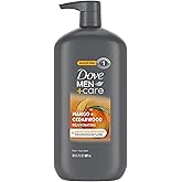 DOVE MEN + CARE body and face wash rejuvenating mango + cedarwood for Men, with 24-Hour Nourishing Micromoisture Technology, 30 oz