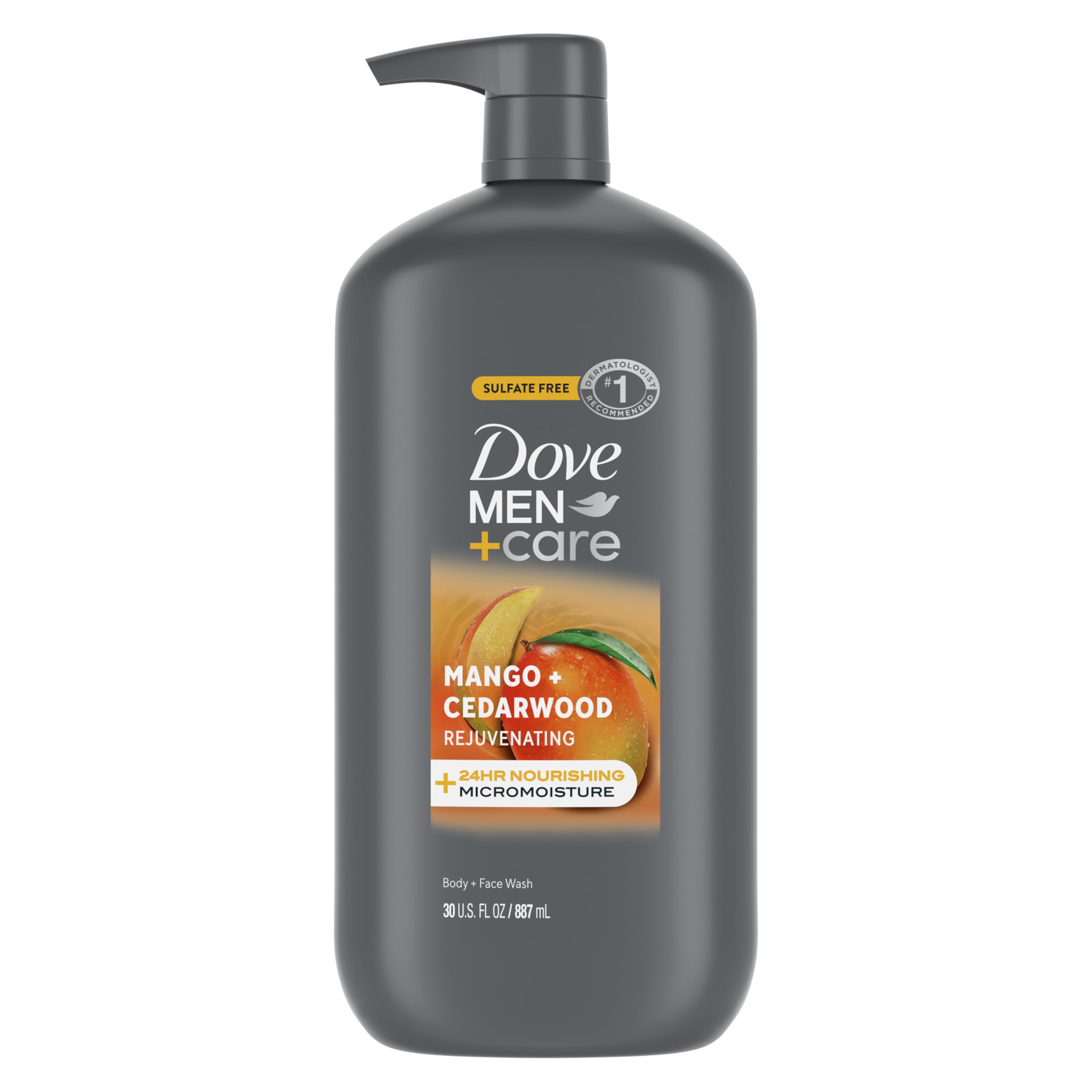 DOVE MEN + CARE body and face wash rejuvenating
