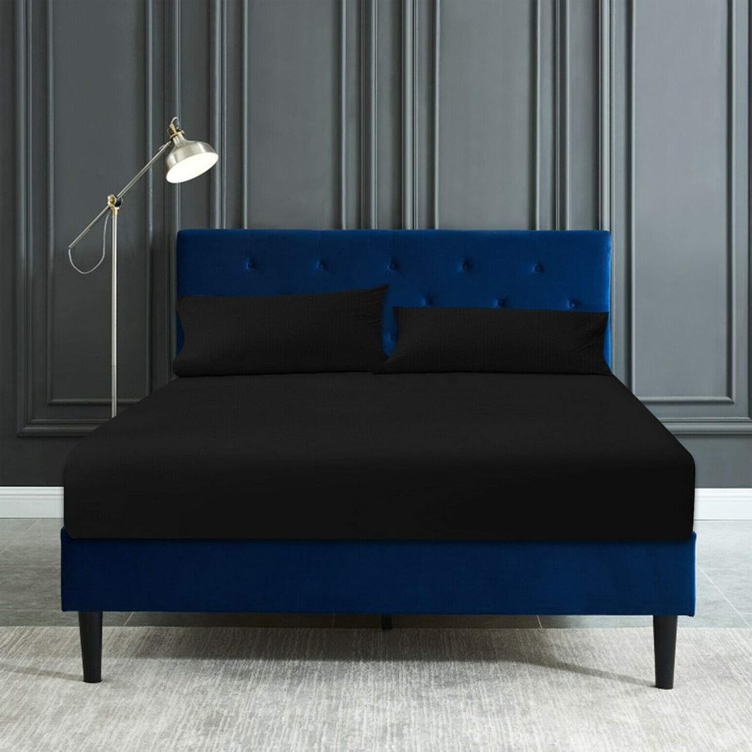 Literie Et Linge De Maison Linge De Lit Et Oreillers Usr Drap Housse Extra Profond De 40 Cm Pour Lit Simple Double Super King Size Polyester Coton King Size Aubergine Double Voxloud Com