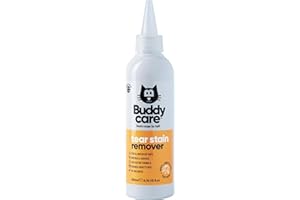 Cat Tear Stain Remover by Buddycare | Fast-Acting Tear Stain Remover for Cats| Naturally Derived, PH-Balanced Formula (200ml)
