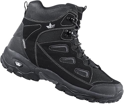 womens black lace up winter boots