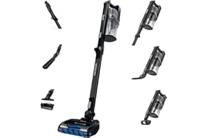 Shark Vertex Pro Cordless Vacuum Cleaner with HEPA Filter, Lightweight, Portable, Removable Handheld, Self Cleaning DuoClean PowerFins, 120-min Runtime, IQ Display, Black/Silver, IZ682H