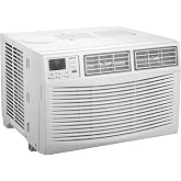 Amana 8,000 BTU Window Air Conditioner with 3 Speeds and Timer | 115V, Digital Display, Timer, 3 Cooling Speeds, Nurseries, Remote Control, for Rooms up to 350 Sq. Ft., Bedrooms, Bathrooms