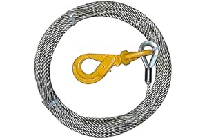 B. TOYS B/A Products 4-38SC75LH Winch Cable, Steel, 3/8" x 75', 3.375 Height, 18.125 Width, 17.937 Length