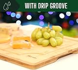 Harcas Premium Organic Bamboo Chopping Board Extra Large 45x30x2 cm view 4