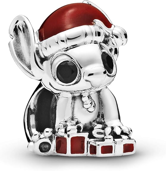 PANDORA Disney Stitch Christmas 925 Sterling Silver Charm