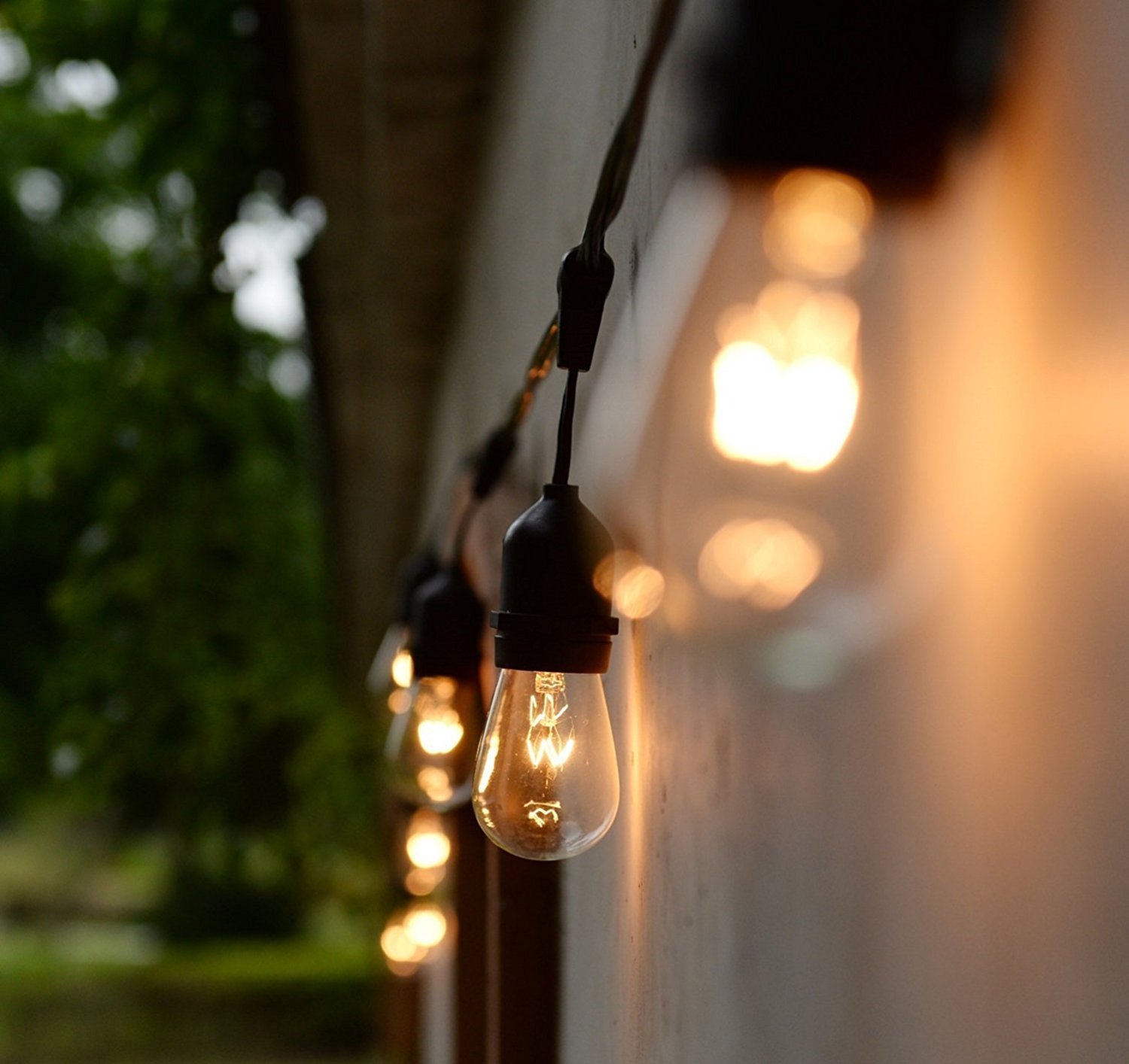 11 Watt Outdoor Light bulbs, Rolay S14 Warm Replacement Bulbs for