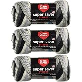 Red Heart Super Saver Gomitoli Lana (Confezione Da 3): Colore Royal, Peso Medio #4, 100% Acrilico