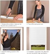 Maritown Temporary No Drill Blinds 60x150 60x180 90x150 90x180 view 7