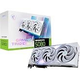 msi Gaming RTX 5080 16G Gaming Trio OC White Graphics Card (16GB GDDR7, 256-bit, Extreme Clock TBD MHz, DisplayPort x 3 2.1a, HDMI 2.1b, NVIDIA Blackwell Architecture)