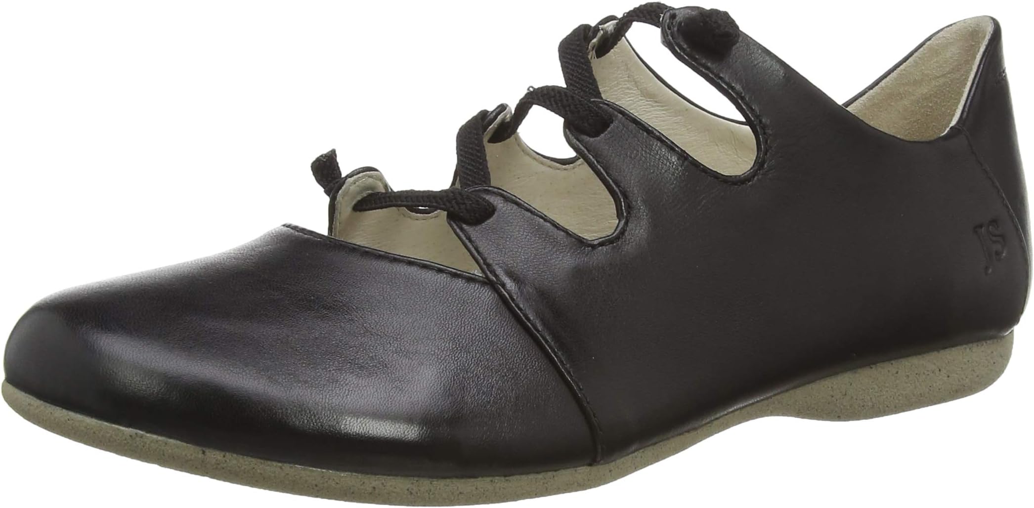 Josef Seibel Women's Fiona 04 Criss Cross Flat Black