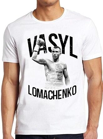 Vasyl Lomachenko T Shirt Boxer Boxing Gloves Ukraine Olympics Tee 74 Amazon Co Uk Clothing
