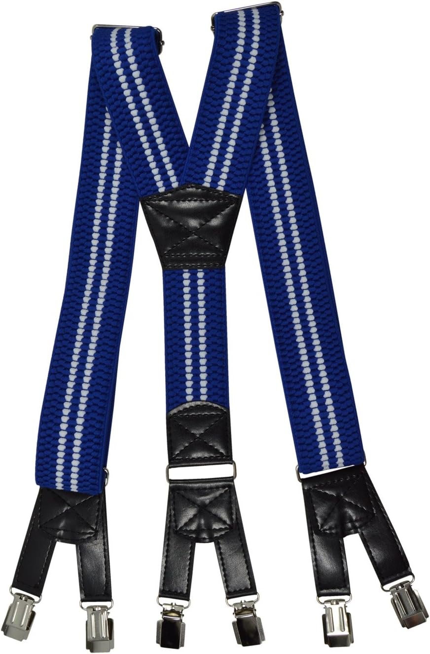 OlataHeavy Duty Y-Shape Braces/Suspenders with Six Clip Design - 4cm