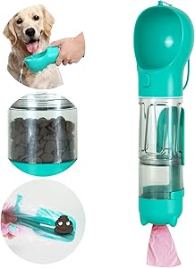 N / A Multifunctional and Portable Dog Water Bottle for Walking，Dog Travel Water Bottle，Portable Dog Water Bottle，Dog Travel Water Dispenser with Food Container, by Right+Left