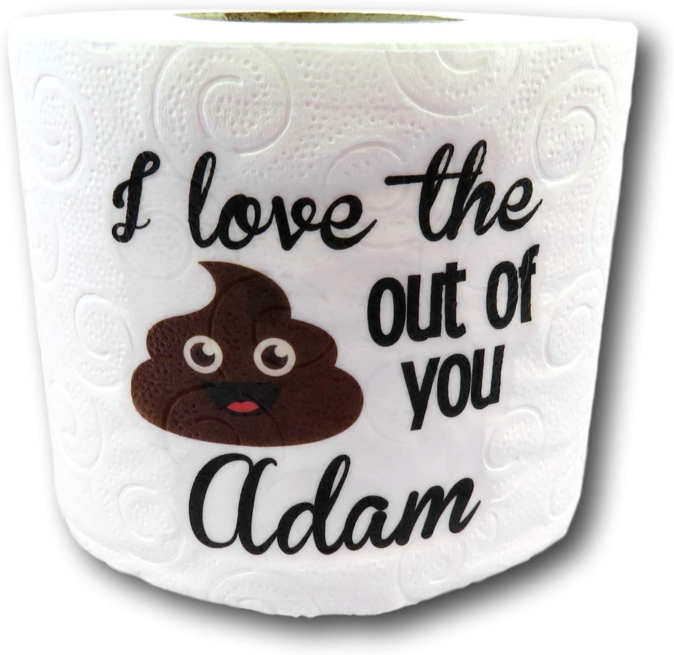 I love the poo out of you Toilet roll novelty gift fart present humorous gift poo present Joke gift Poop present toilet humour gifts naughty list valentines gift