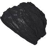 CHARM Mens Slouchy Summer Beanie - Womens Light-Weight Slouch Hat Cotton Cap