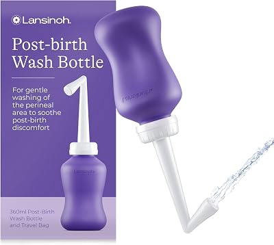 Lansinoh Peri Bottle Postpartum 360 ml with Angled Spout & Travel Bag