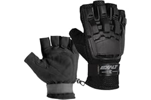 Exalt Paintball Hardshell Gloves Hard Back Fingerless Tactical Glove