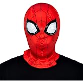 Jazwares MARVEL Official Youth Zentai Halloween Costume Accessory - Deluxe Two-Way Stretch Spandex Mask with Molded Eyes