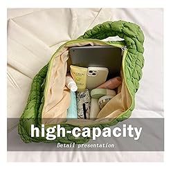 Quilted Tote Bag Large Capacity Satchel Handbag