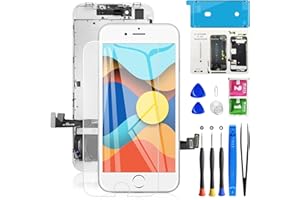 Mobkitfp for iPhone 8/ SE 2020 2nd Generation Screen Replacement White 4.7 inch LCD Display Digitizer Screen with Waterproof Seal + Repair Tools + Screen Protector