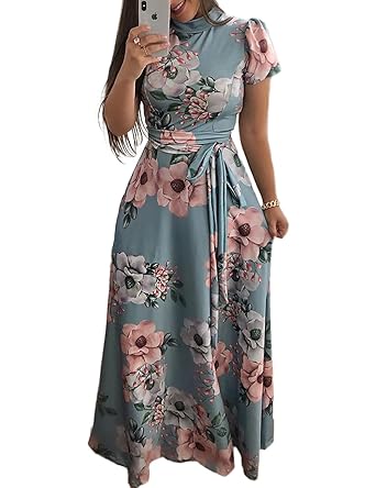 tie waist maxi dress