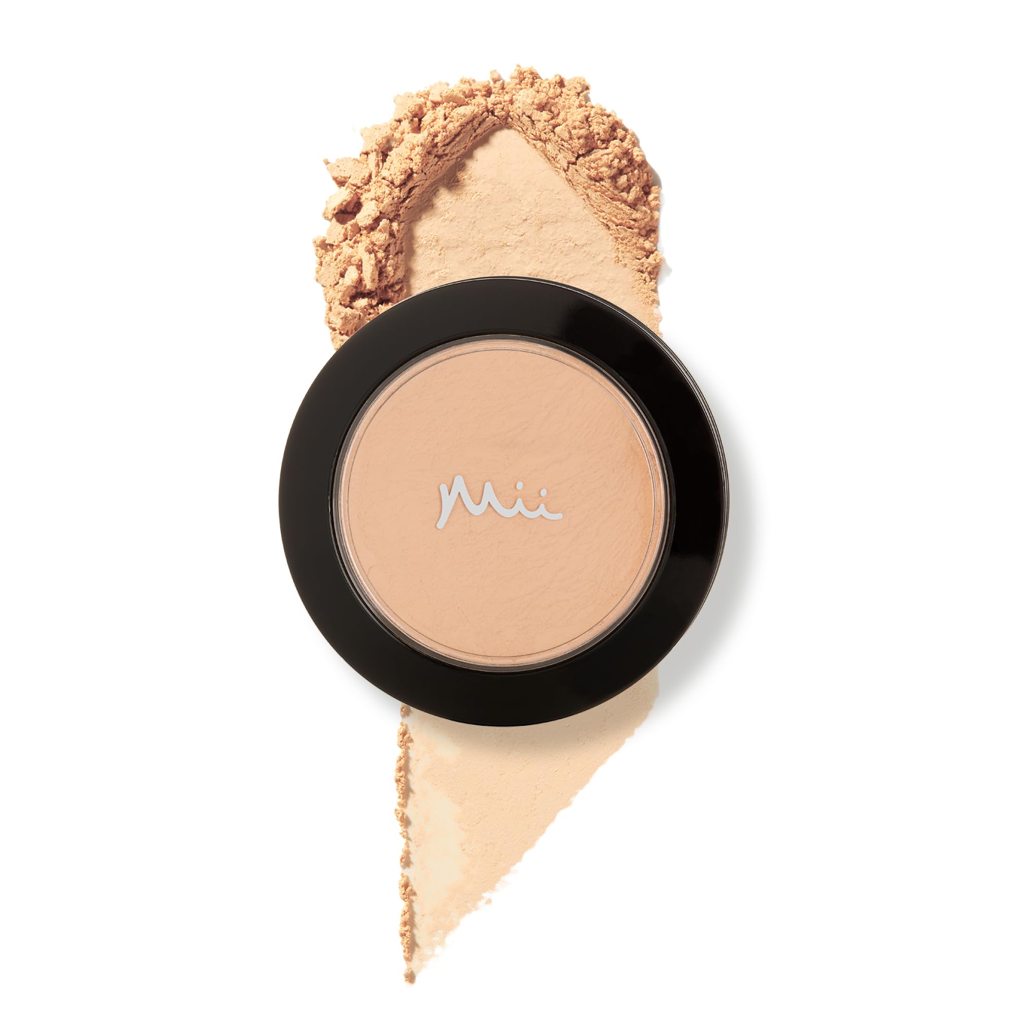 Mii Cosmetics Midi Irresistible Face Base | 100% Pure Mineral Foundation | Award-Winning Face Powder Foundation | Vegan Formula, SPF 30 | Buildable Coverage | Flawless Finish | Precious 03 | 2.5g