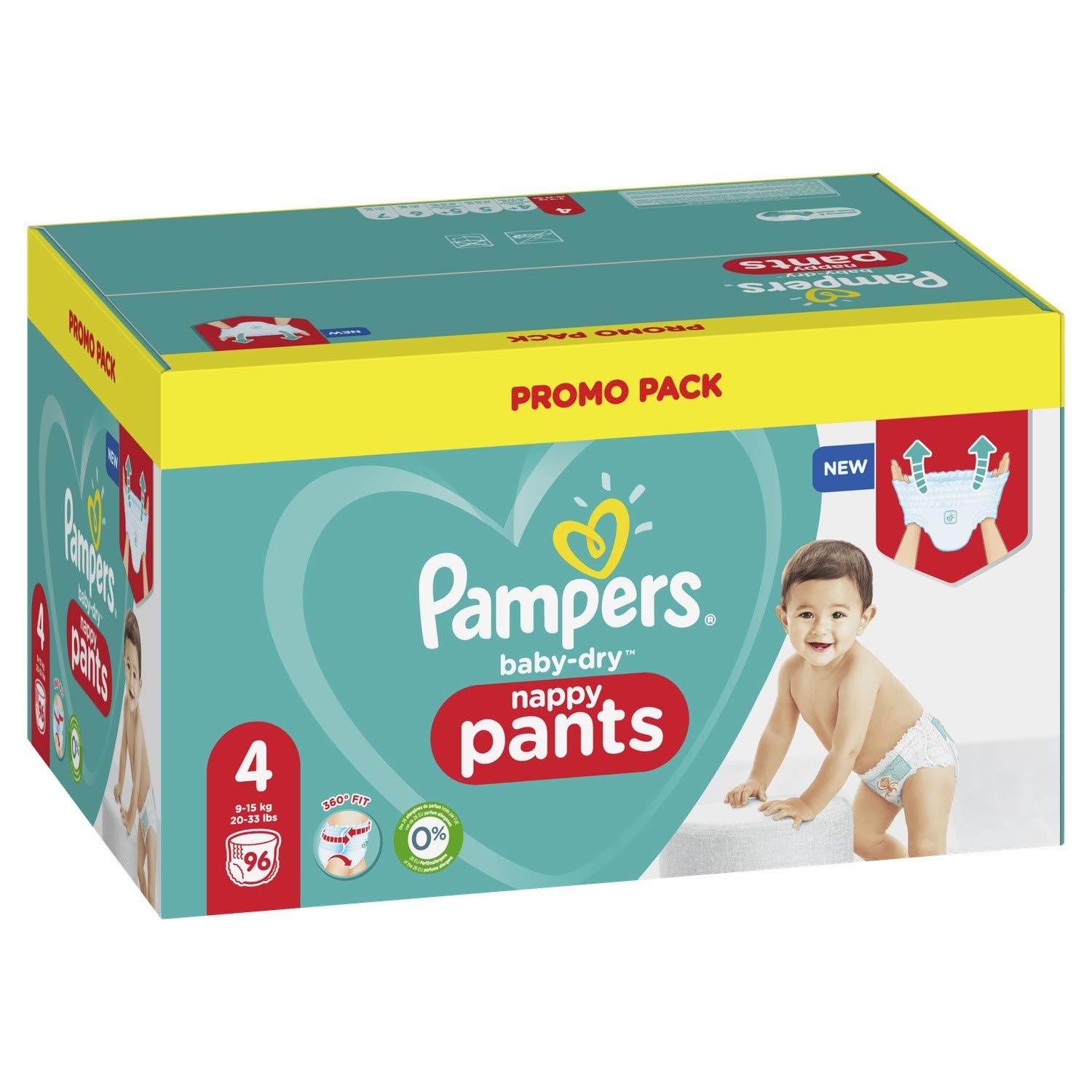 Pampers 81717470 Baby-Dry Pants Nappy Pants White