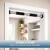 GadgetZone Adjustable Pull Up Bar 62–100cm Doorway 100kg Load Gym Bar view 6
