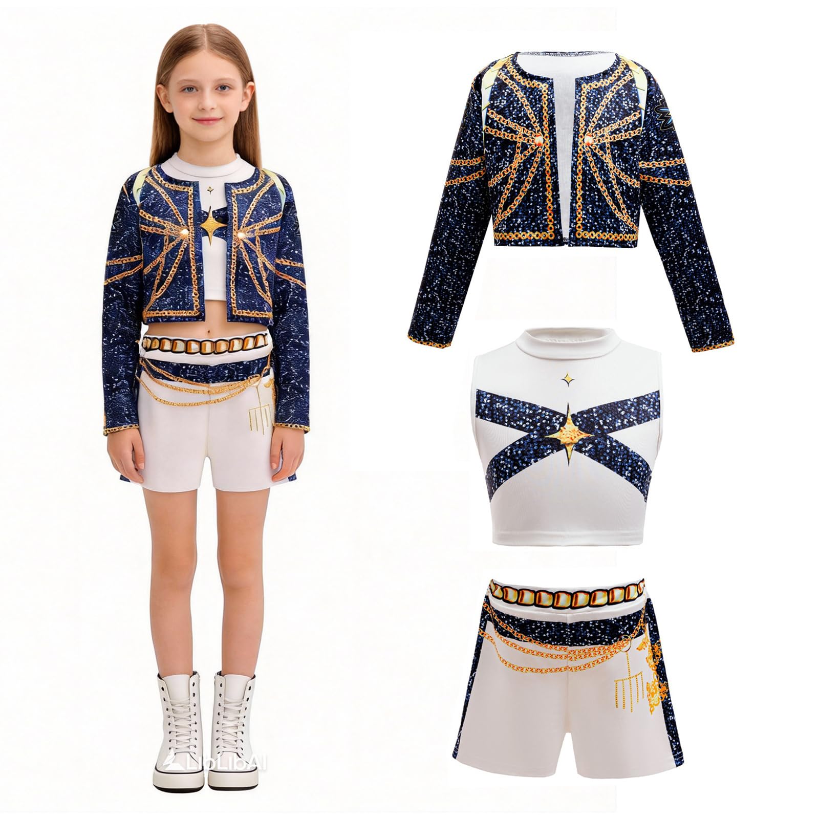 k pop hunter costume for girls kpop hunter costume demon hunter costume for girls costume for kids cosplay anime movies idol costume carnival stage dress dress