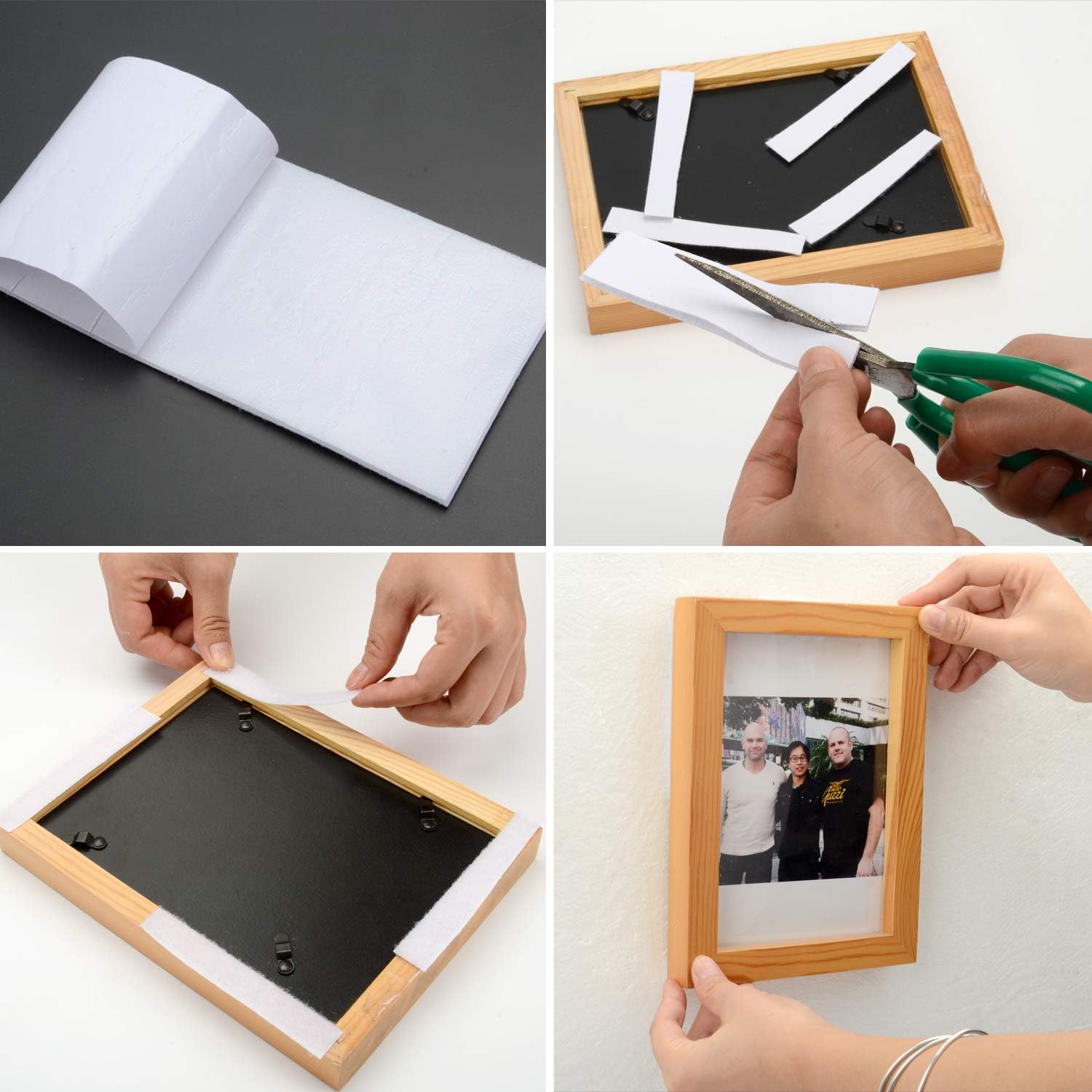 BRAVESHINE 100x200mm Damage Free Hanging Sticky Pads Super Holding Power,Large Sticky Pads - Image 4