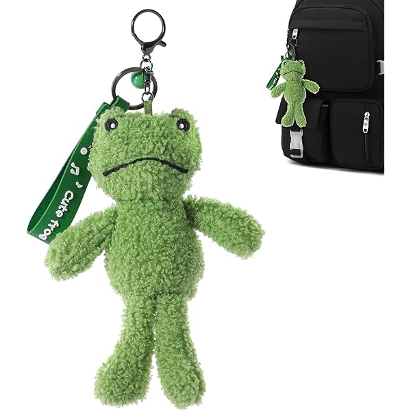 Zitokin Cute Frog Keychain for Backpacks, 8