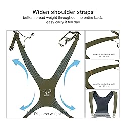 MOXULE Binocular Harness Chest Pack: Bino Case with
