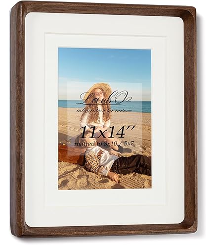 Amazon.com - Fun Memories 11x14 Picture Frame - Solid Walnut Wood