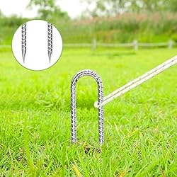 Rebar-Stakes-12-Inch-U-Shaped, Trampoline Stakes