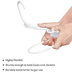 Utopia Home Plastic Hangers 100 Pack - Perfect