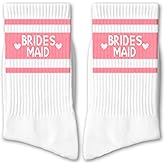 GRXXPIP Wedding Party Socks-Bride, Bridesmaid, Maid of Honor&Team Bride Socks