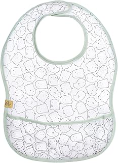 LÄSSIG Baby Kleinkind Lätzchen EVA Auffangschale wasserdicht Klettverschluss/Baby Bib EVA, Spookies