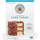 King Arthur, Cake Flour Unbleached and Unenriched, Non-GMO Project Verified, No Preservatives, 2 Pounds