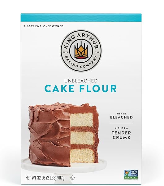 KING ARTHUR CAKE FLOUR, UNBLEACHED AND UNENRICHED, 2...