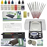 Gemtone All-in-One Gold, Silver, Platinum &amp; Diamond Jewelry Testing and Appraisal Kit with Solutions, Digital Scale, Diamond Tester, Touchstone, and Accessories