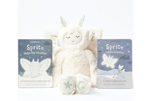 Slumberkins 14" Sprite Kin & 2 Board Books Complete Set Bundle | Supports Grief & Loss, Acceptance & Resilience | Social Emotional Tools for Ages 0+ (Sprite Kin Plush + 2 Board Books)