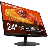 New! Sceptre 24-inch Prime Gaming Monitor DisplayPort x2 165Hz HDMI x2 165Hz Build-in Speakers, Machine Black 2027 (E248B-FW165T Series)