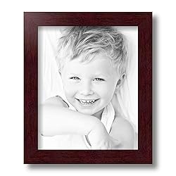ArtToFrames 8.5x11 Inch Brown Picture Frame, This