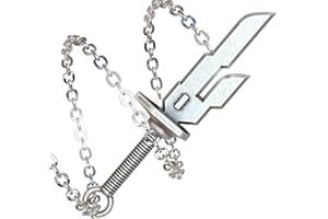 MYAROMA FINDINGS Toji Fushiguro Inverted Spear of Heaven Necklace Cospaly Pendant Prop Creative Gift for Anime Fans Stainless Steel Chain