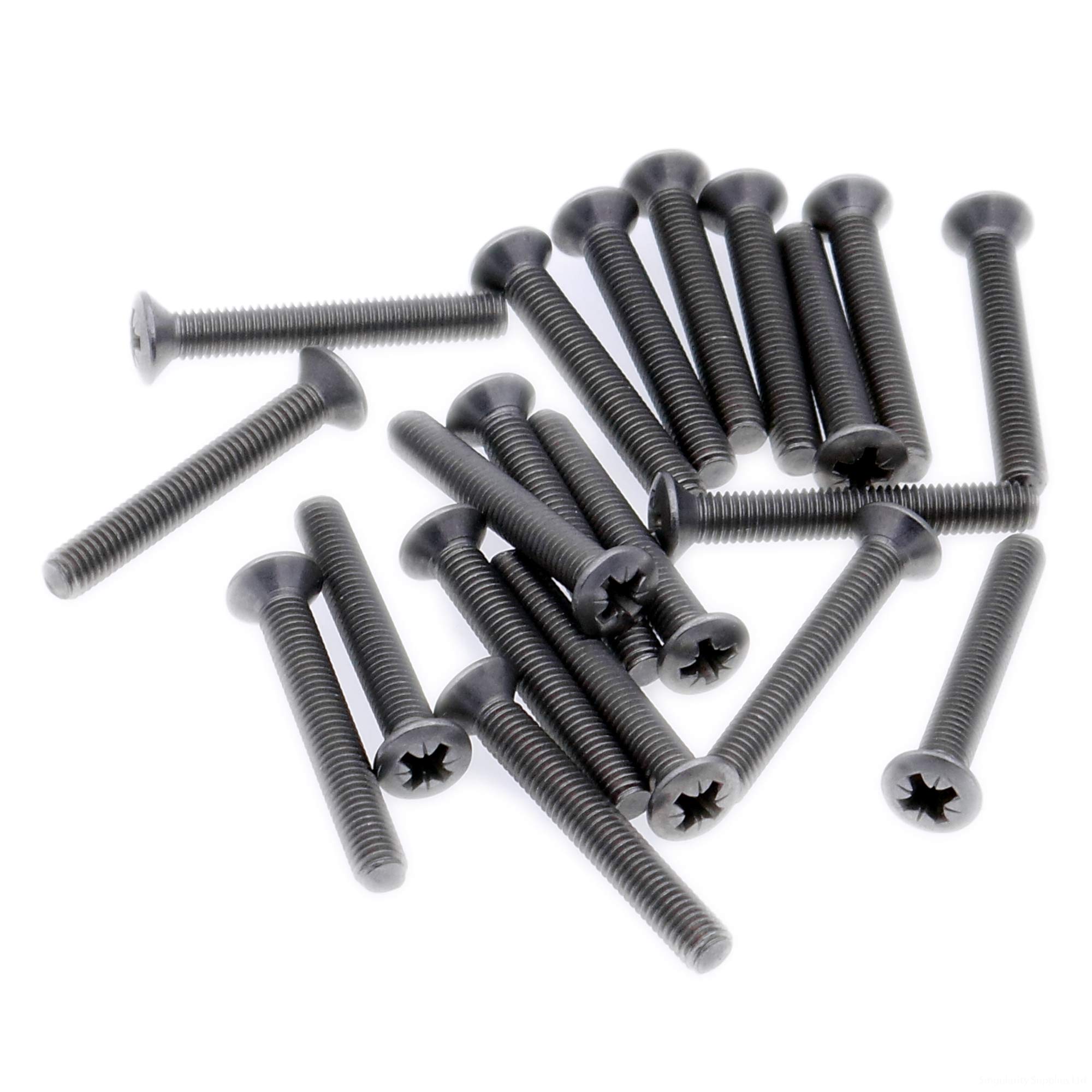 M6 (6mm x 16mm) Pozi Raised Countersunk Machine Screw (Bolt) - Stainless Steel (A2) (Pack of 20)