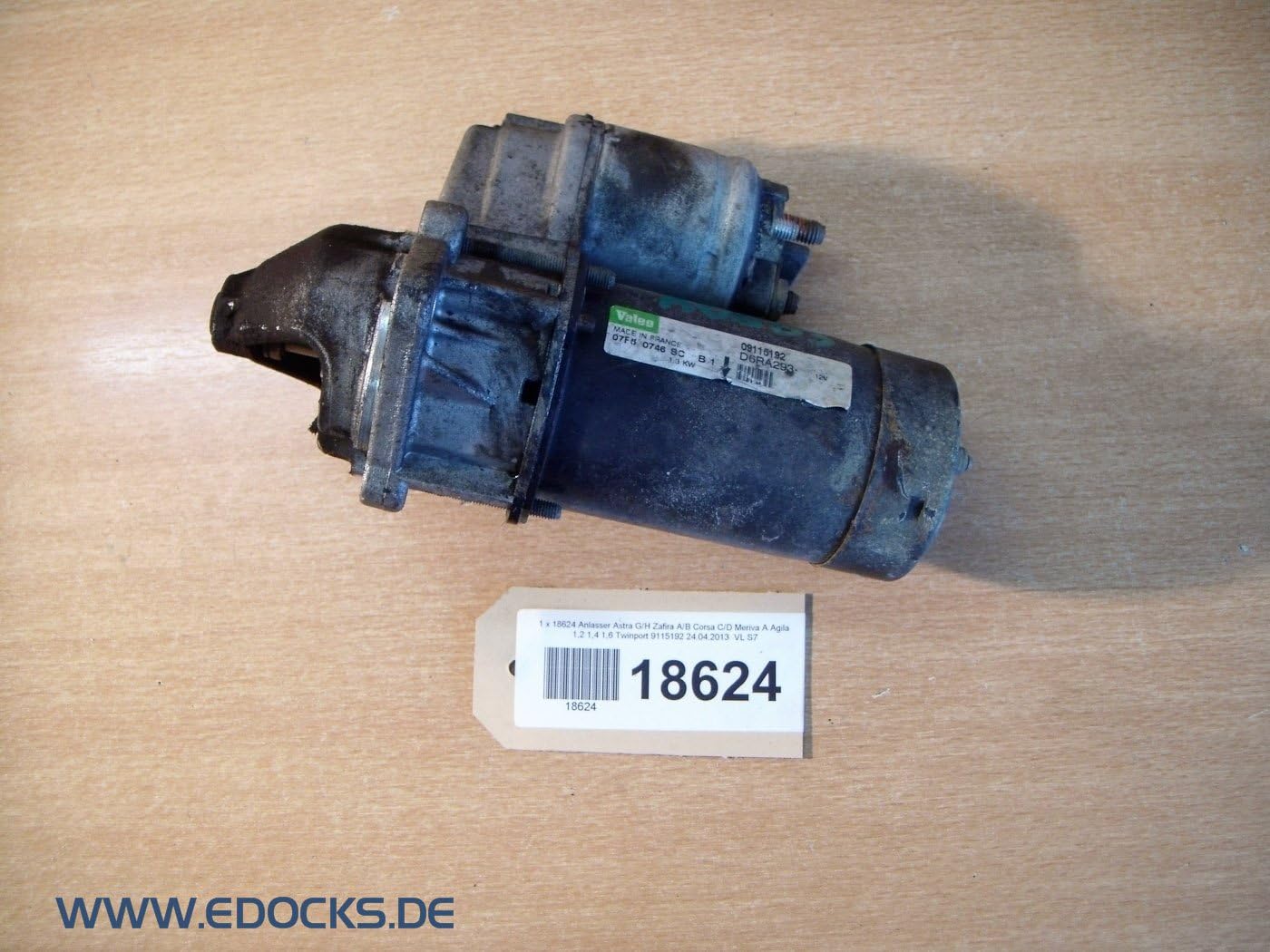 Starter Astra G / H/Zafira A B C / D/Corsa Agila Meriva A 1.2 1.4 1.6