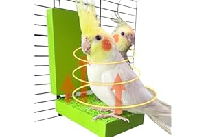 GIFANK Bird Heater for Cage Bird Perch Stand Warmer Snuggle Up for African Grey, Parakeets, Parrots, Small Birds 12V 3.3"x6"